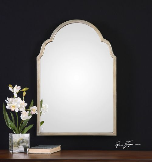 Brayden Petite Silver Arch Mirror In 2020 | Arch Mirror, Uttermost For Silver Arch Mirrors (View 2 of 15)