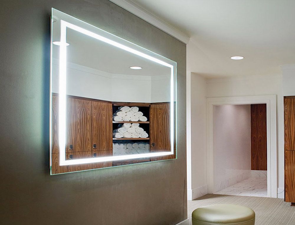 Cambria Hotel Led Lighted Bathroom Mirror | Led Mirror Manufacturer Pertaining To Tunable Led Vanity Mirrors (View 14 of 15)