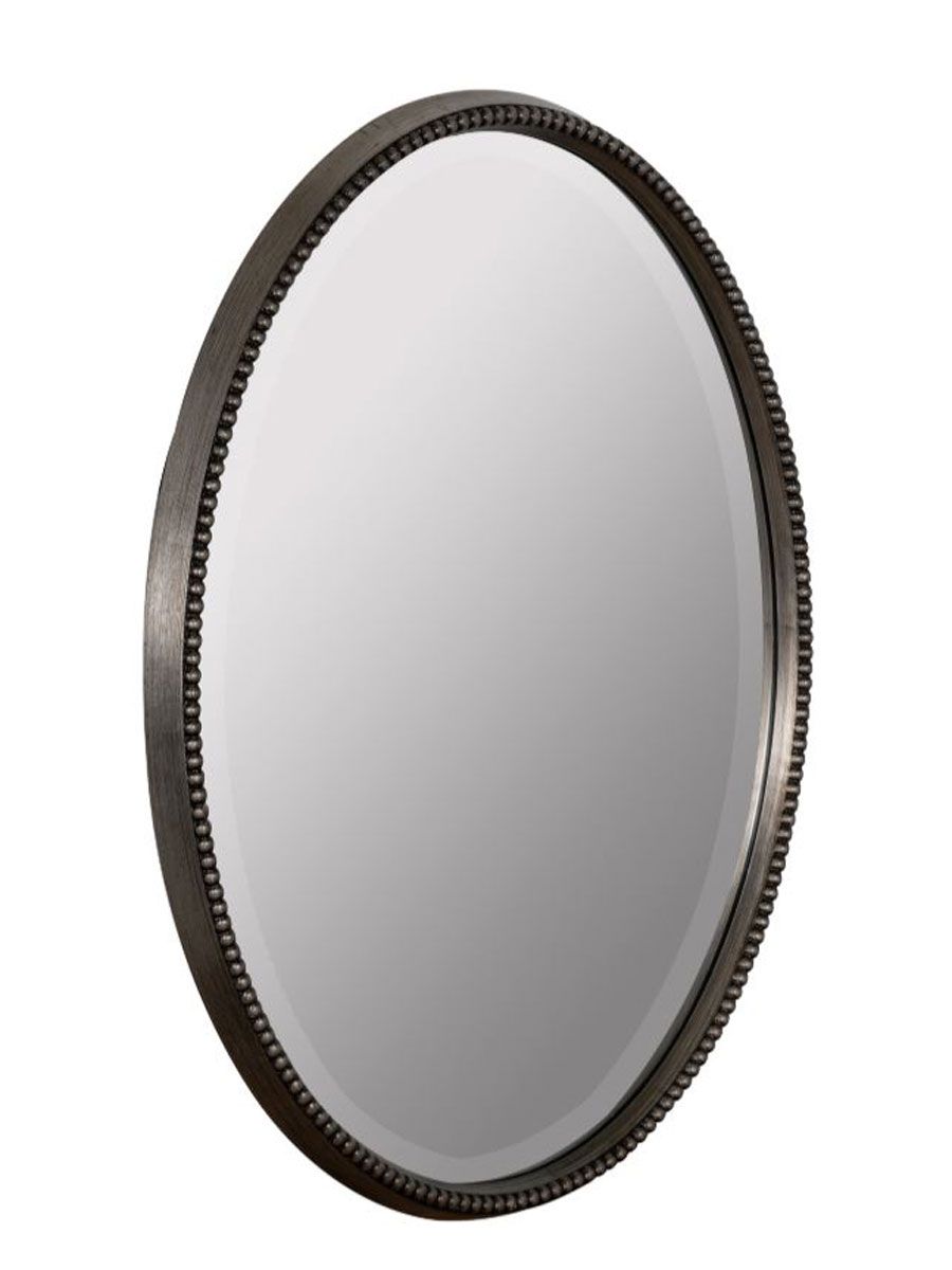 Camilla Oval Wall Mirror Silver | Custom Furniture For Silver Oval Wall Mirrors (View 11 of 15)