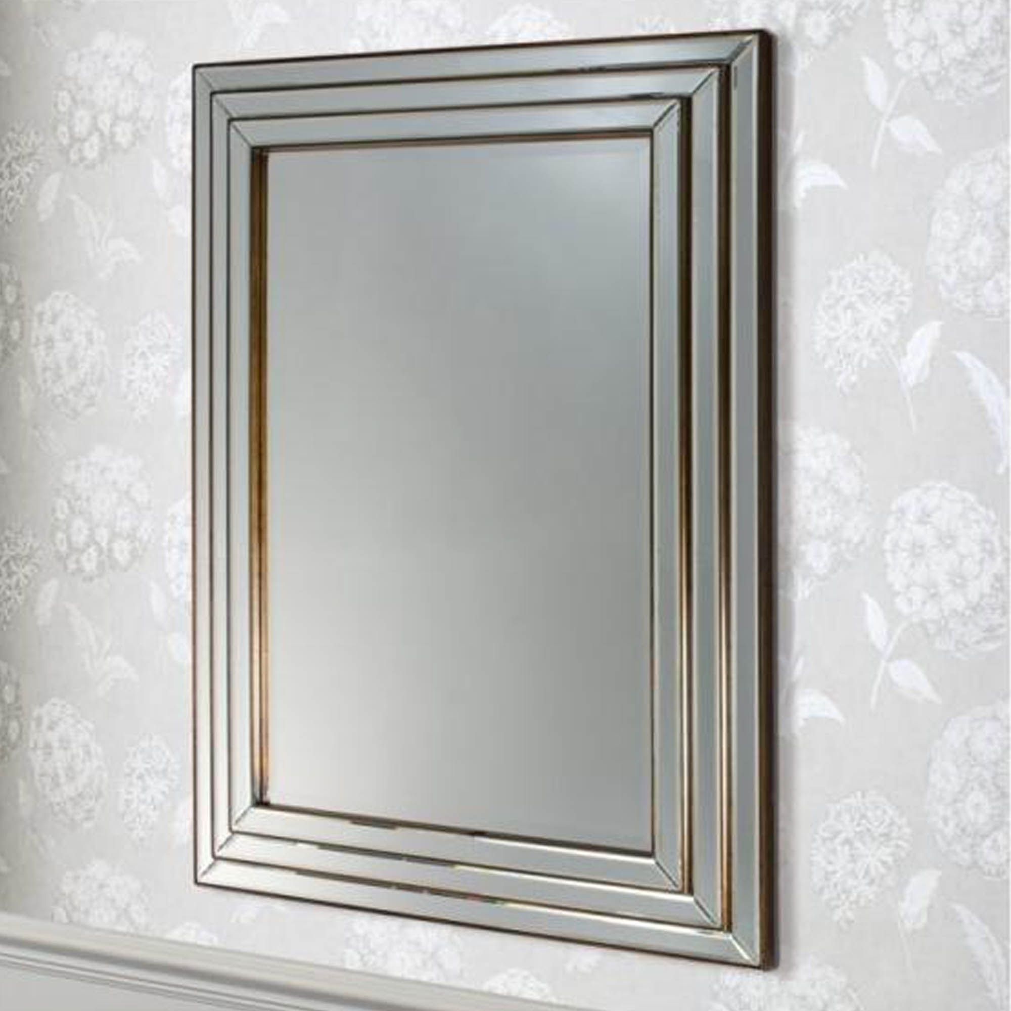 Chamberry Bronze Wall Mirror | Wall Mirror | Homesdirect365 With Regard To Bronze Quatrefoil Wall Mirrors (View 10 of 15)