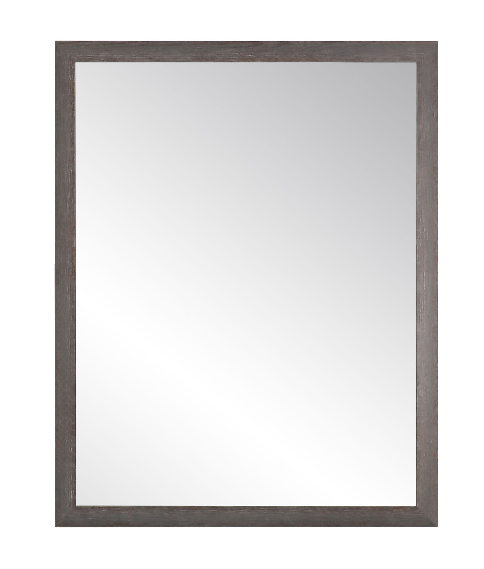 Charcoal Farmhouse Gray Square Or Diamond Wall Mirror 29.5'' X  (View 10 of 15)