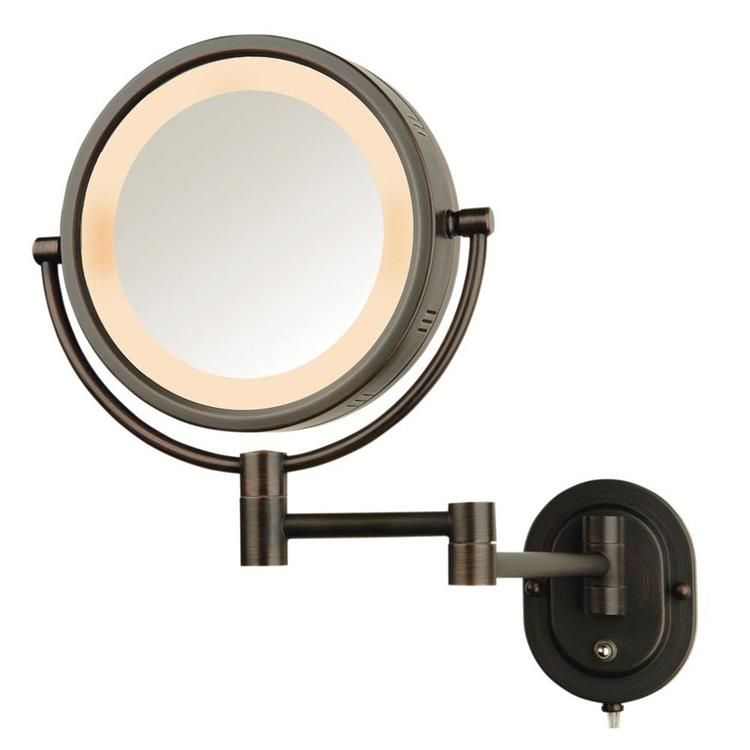 China Customized Round Lighted Led Makeup Mirror Manufacturers Regarding Led Lighted Makeup Mirrors (View 5 of 15)