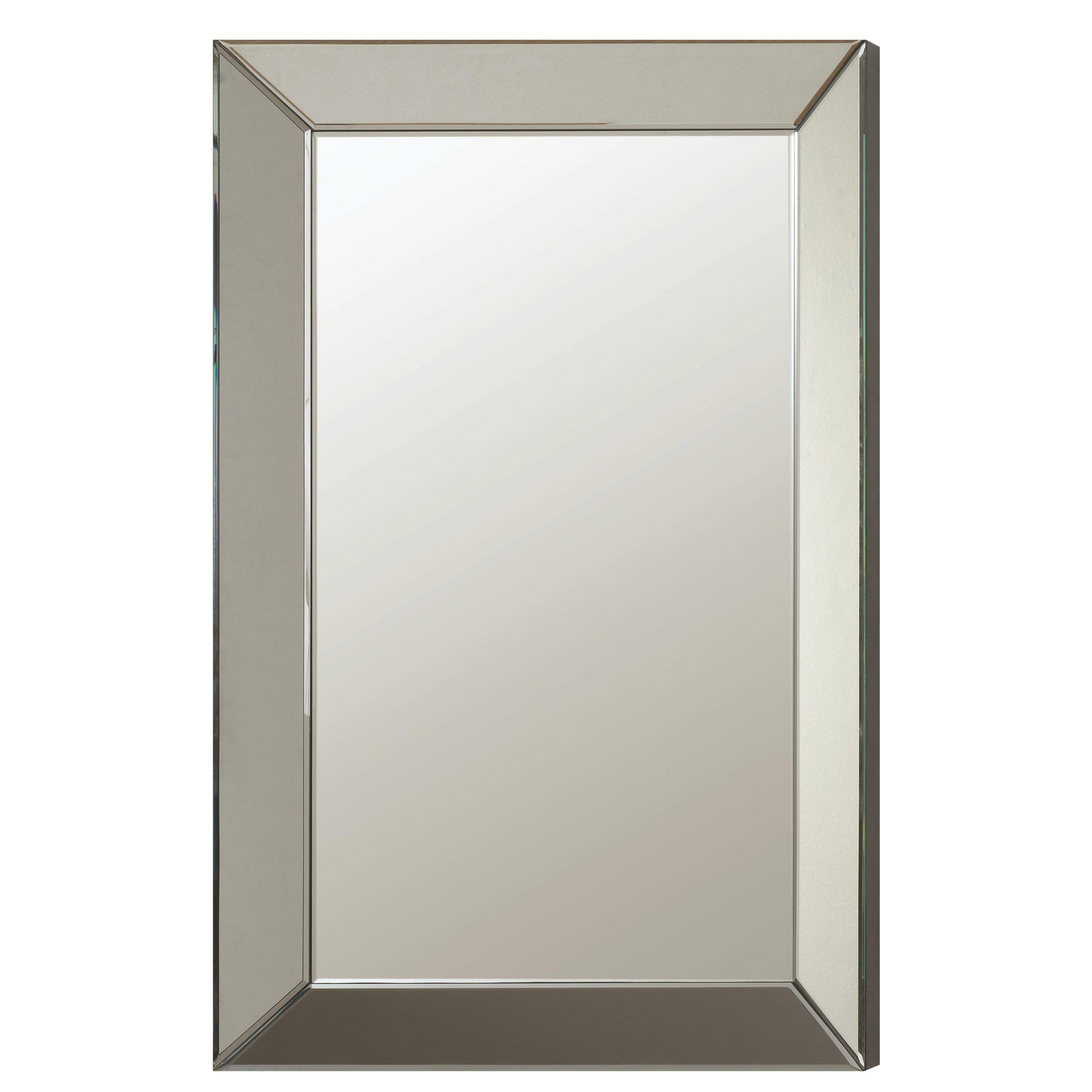 Coaster Accent Mirrors Contemporary Frameless Beveled Mirror | A1 For Cut Corner Frameless Beveled Wall Mirrors (View 1 of 15)