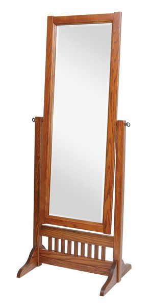 Craftsman Mission Full Length Cheval Floor Mirror From Dutchcrafters Pertaining To Superior Full Length Floor Mirrors (View 4 of 15)