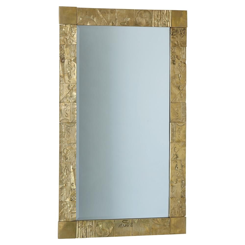Delonte Modern Classic Rectangular Gold Sheet Boarder Wall Mirror Within Warm Gold Rectangular Wall Mirrors (View 10 of 15)