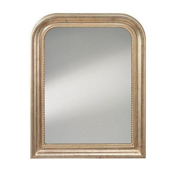 Distressed Silver Arched Mirror | Silver Leaf Wall Mirror, Mirror With Regard To Silver Arch Mirrors (View 7 of 15)