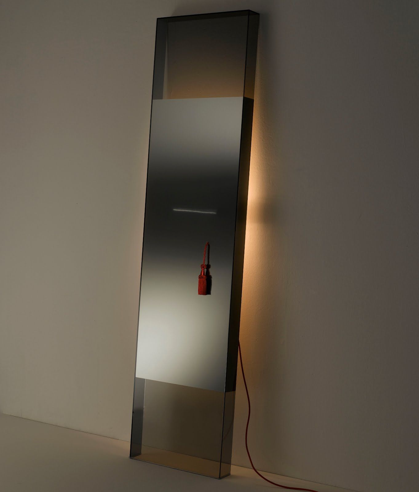 Diva Large Modern Floor Standing Mirrorjean Marie Massaud For Glas Throughout Back Lit Freestanding Led Floor Mirrors (Photo 5 of 15)