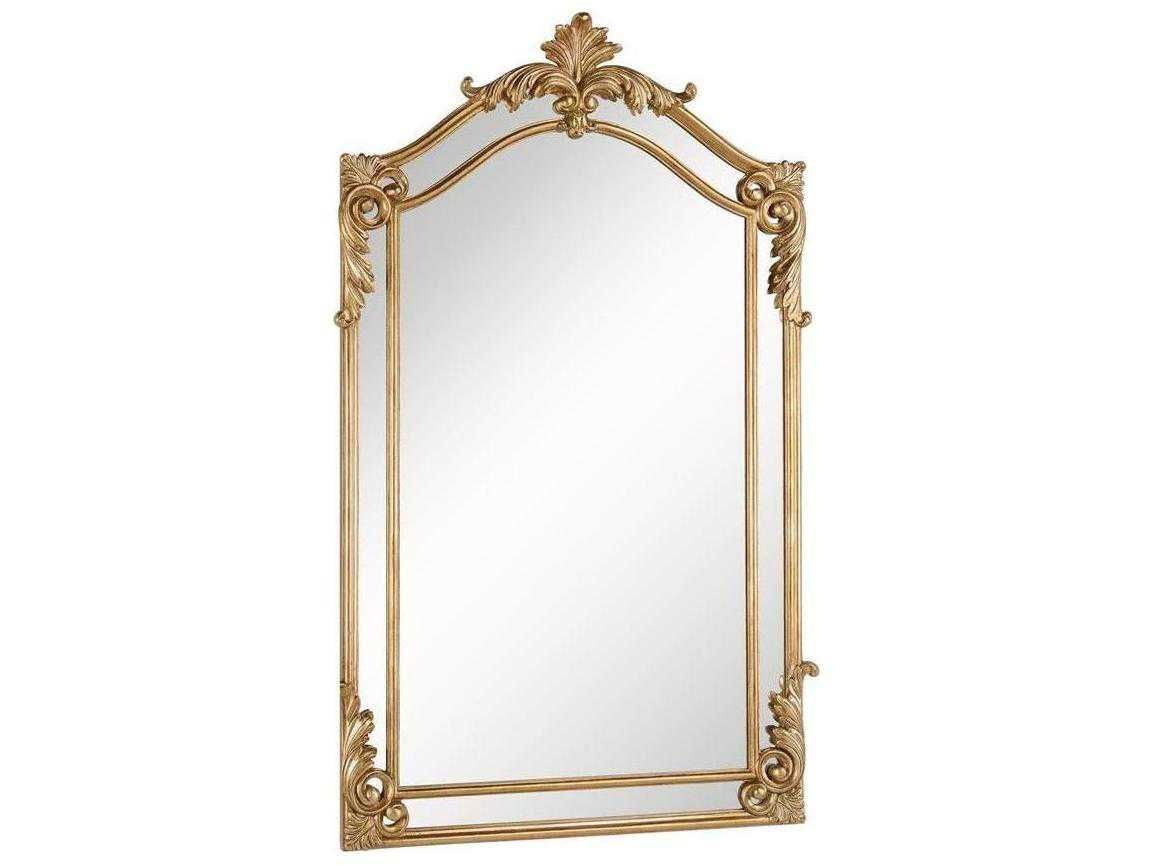 Elegant Lighting Antique 30''W X 48''H Gold & Clear Wall Mirror | Egmr3342 In Clear Wall Mirrors (View 10 of 15)