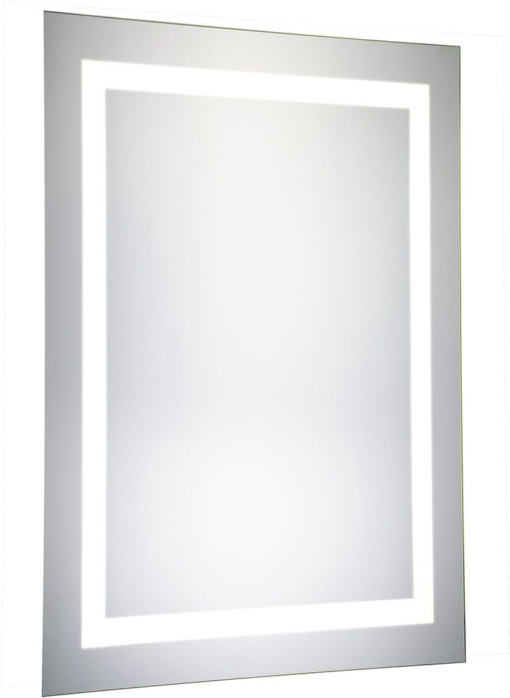 Elegant Lighting Mre 6002 Element Contemporary Glossy White Led 20" X Within Glossy Red Wall Mirrors (View 1 of 15)