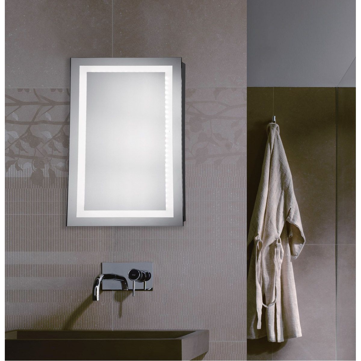 Elegant Lighting Mre 6002 Nova Wall Mirror Glossy White | Ebay For Glossy Blue Wall Mirrors (View 9 of 15)