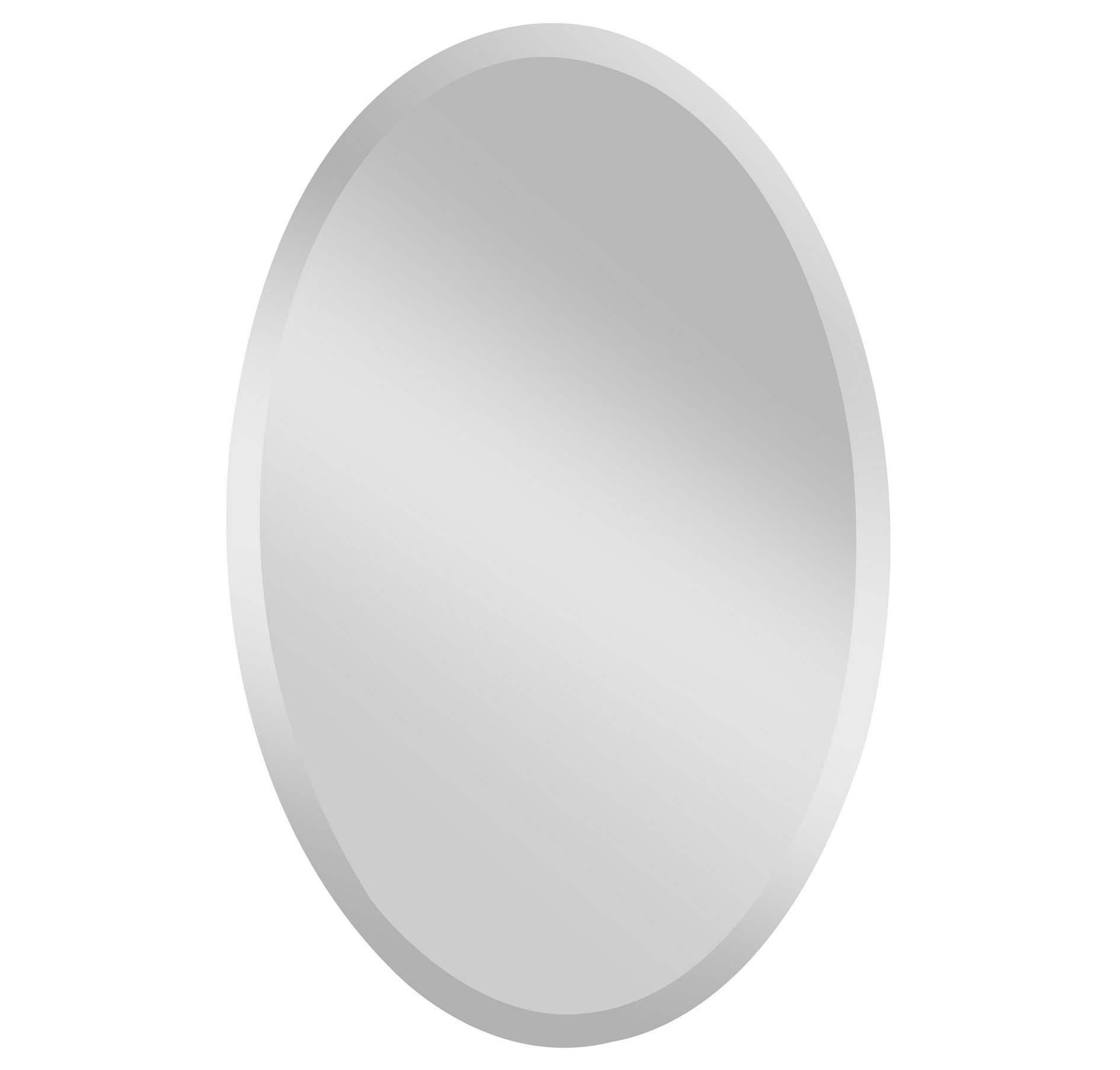 Feiss Mr1153 Infinity 36" X 24" Oval Mirror In Home Decor, Mirrors Regarding Oval Frameless Led Wall Mirrors (View 7 of 15)