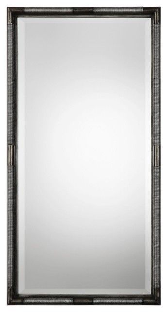 Finnick Iron Coil Industrial Style Rectangular Wall Mirror – Industrial With Regard To Natural Iron Rectangular Wall Mirrors (View 12 of 15)