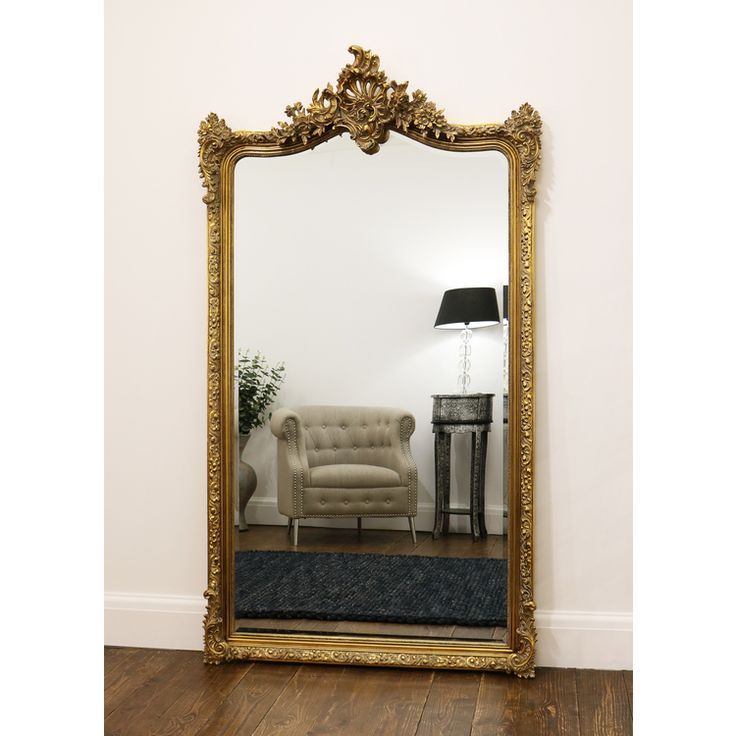 Francesca – Antique Gold Arched Ornate Full Length Mirror 73" X 40 In Arch Oversized Wall Mirrors (View 1 of 15)