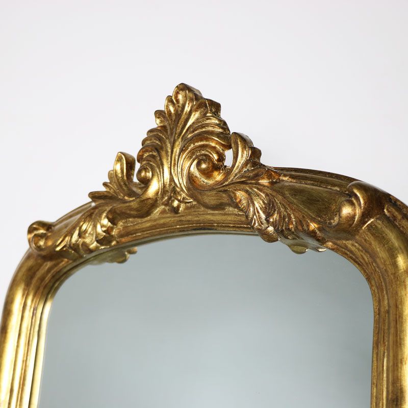 Free Standing Vintage Gold Mirror For Antique Brass Standing Mirrors (View 9 of 15)