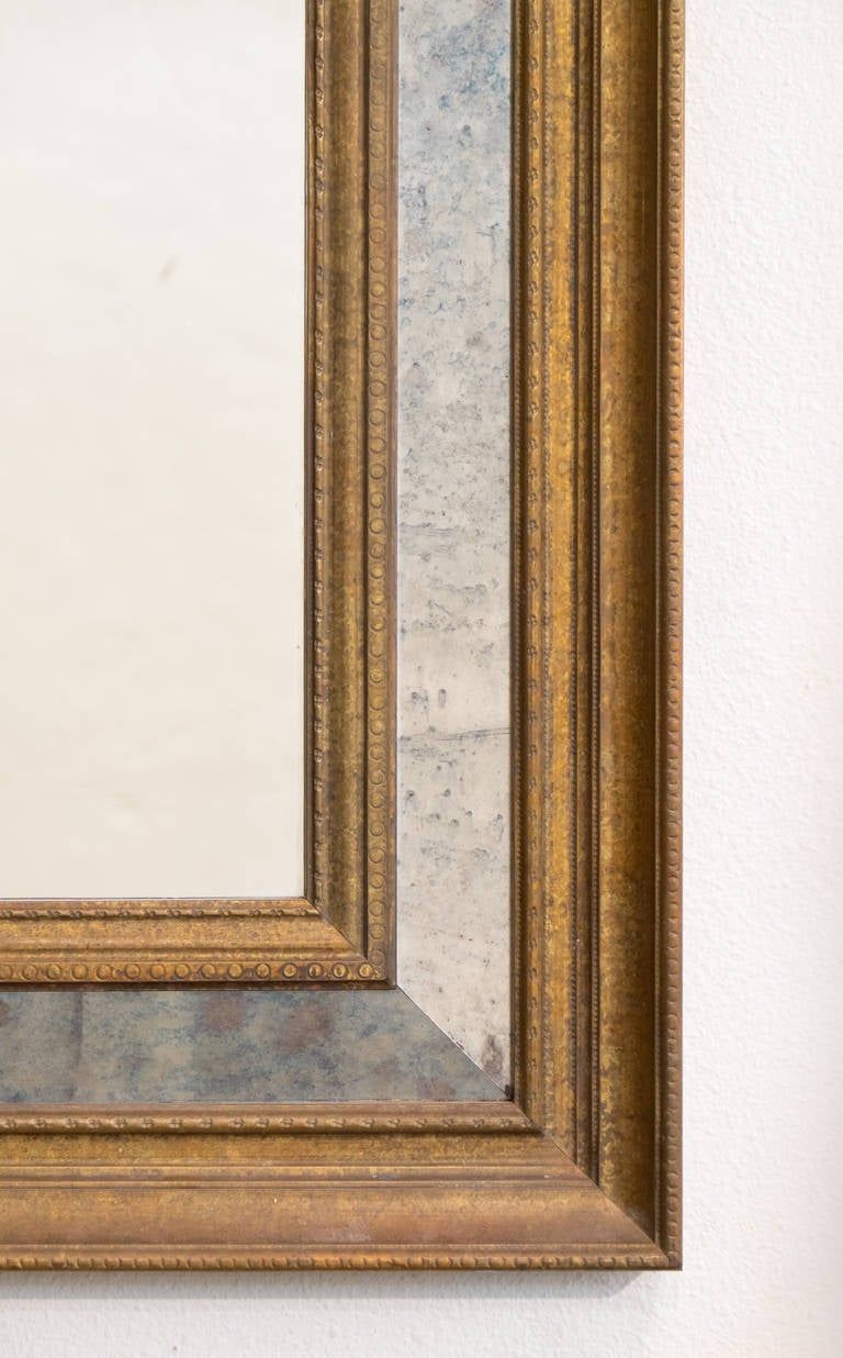 French Vintage Brass Framed Mirror At 1Stdibs In French Brass Wall Mirrors (View 15 of 15)