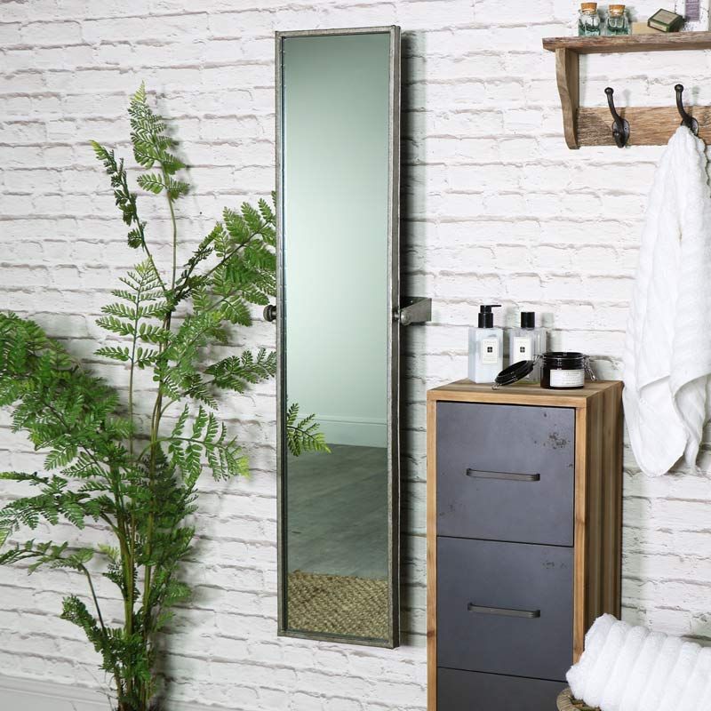 Full Length Adjustable Wall Mirror 31Cm X 120Cm – Melody Maison® With Full Length Wall Mirrors (View 13 of 15)