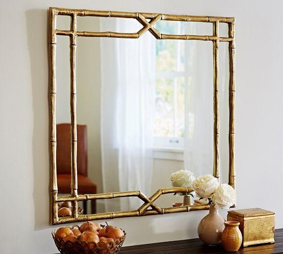 Gilt Faux Bamboo Mirror – Pieces For Gold Bamboo Vanity Wall Mirrors (View 6 of 15)