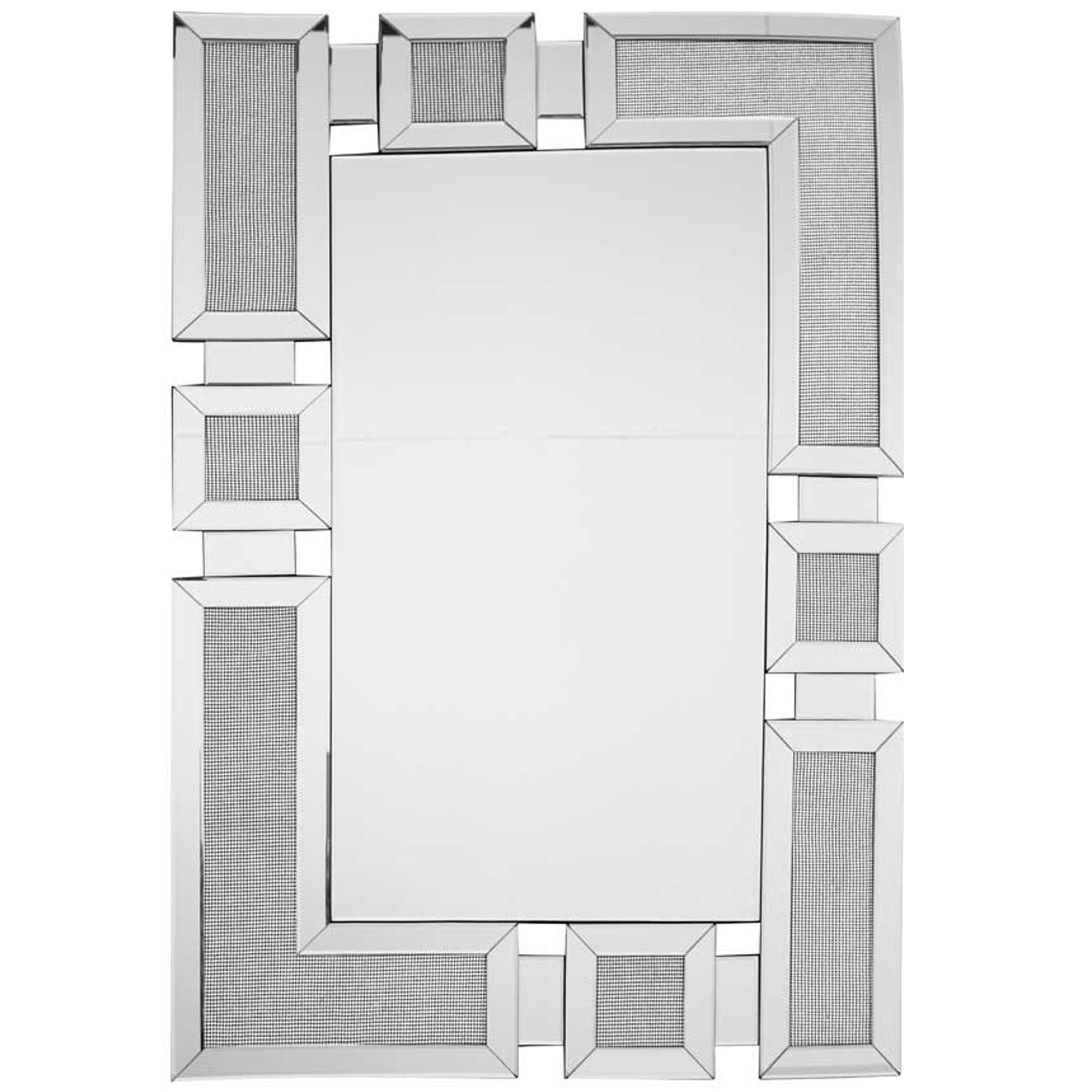 Glamour Decorative Silver Wall Mirror | Decorative Wall Mirrors Pertaining To Silver Decorative Wall Mirrors (View 15 of 15)