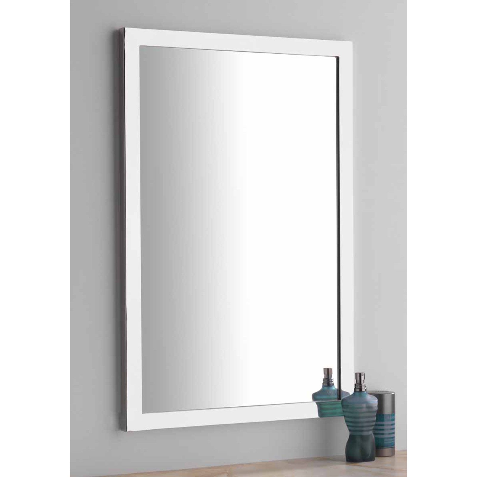 Handmade Rectangular Bathroom Mirror With Chrome Rectangular Wall Mirrors (View 11 of 15)