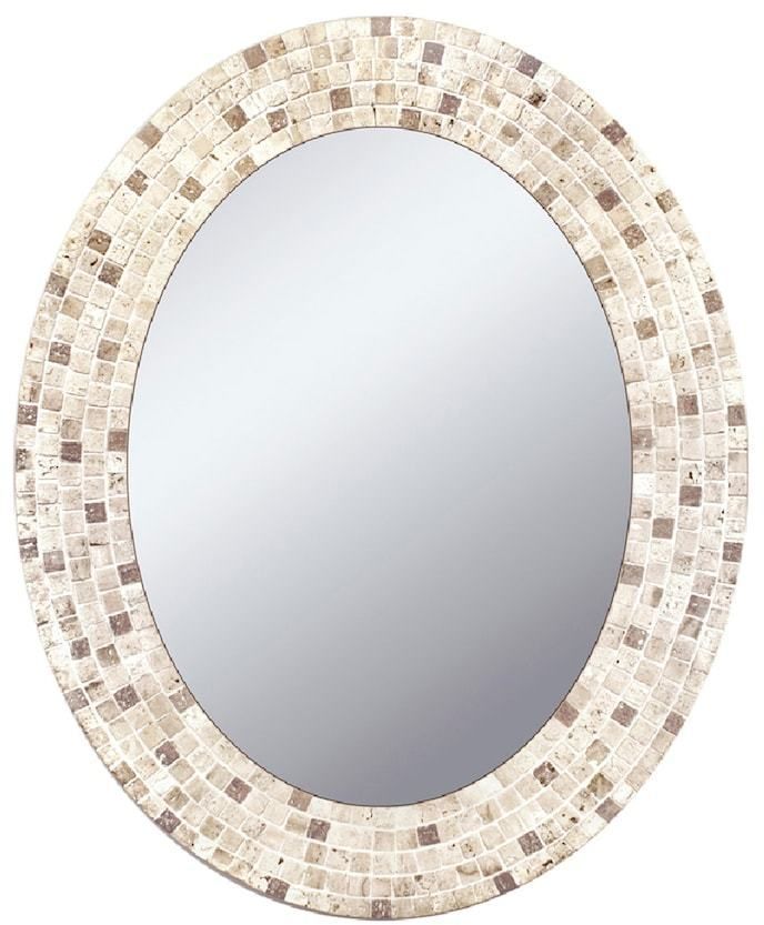 Head West Mosaic Oval Wall Mirror | Oval Mirror, Mirror, Oval Wall Mirror Intended For Mosaic Oval Wall Mirrors (View 7 of 15)