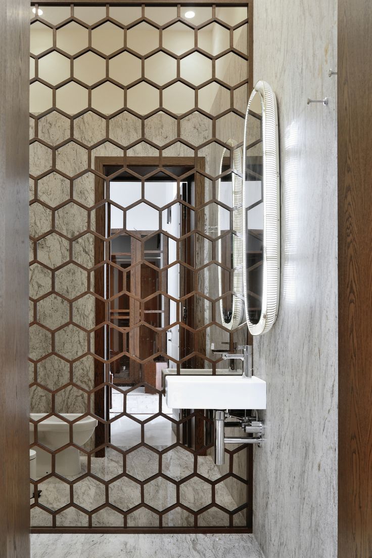 Hexagon | Mirror Decor, Mirror Wall Decor, Mirror Tiles Inside Tiled Wall Mirrors (View 2 of 15)