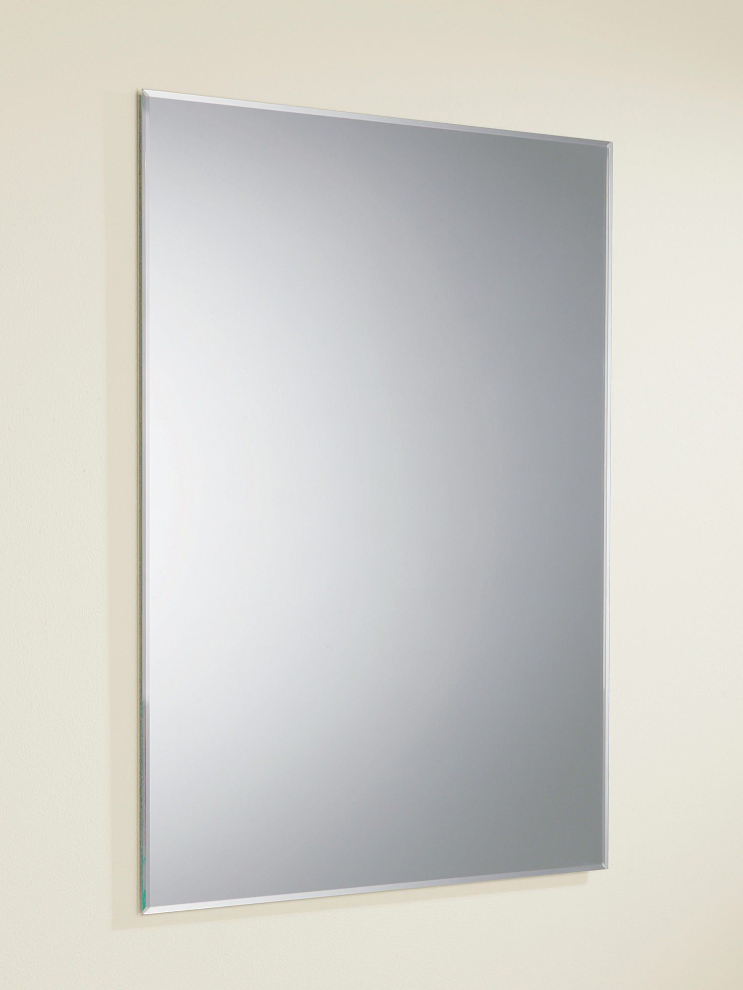 Hib Joshua Bevelled Edge Mirror Rectangular – W 500 X H 700Mm – 61701500 For Rectangular Chevron Edge Wall Mirrors (View 4 of 15)