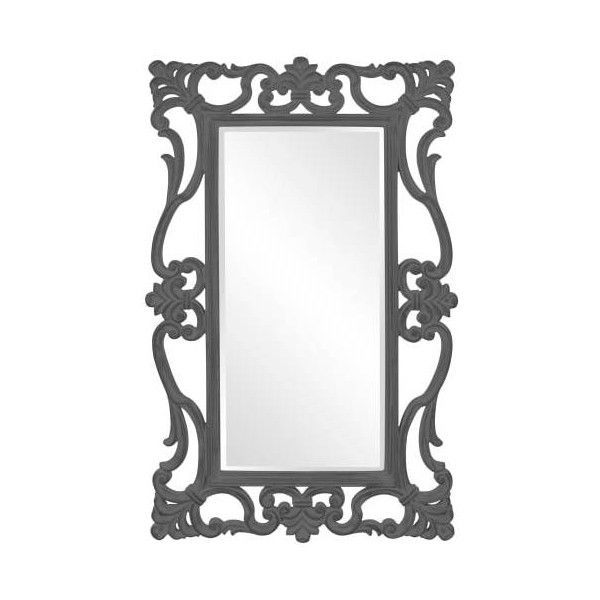 Howard Elliott 43110Ch Whittington 71" X 44" Charcoal Gray Mirror ($700 Regarding Charcoal Gray Wall Mirrors (View 15 of 15)