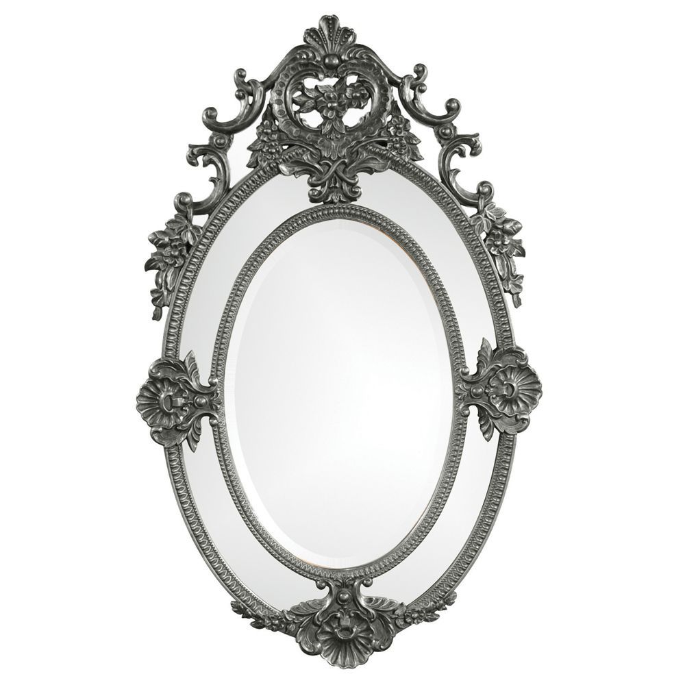Howard Elliott Florence Charcoal Gray Mirror | Mirror Wall, Mirror For Charcoal Gray Wall Mirrors (View 4 of 15)