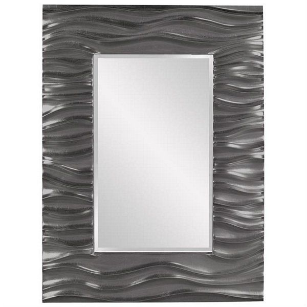 Howard Elliott Zenith Charcoal Gray Mirror | Howard Elliott Item Throughout Charcoal Gray Wall Mirrors (View 12 of 15)