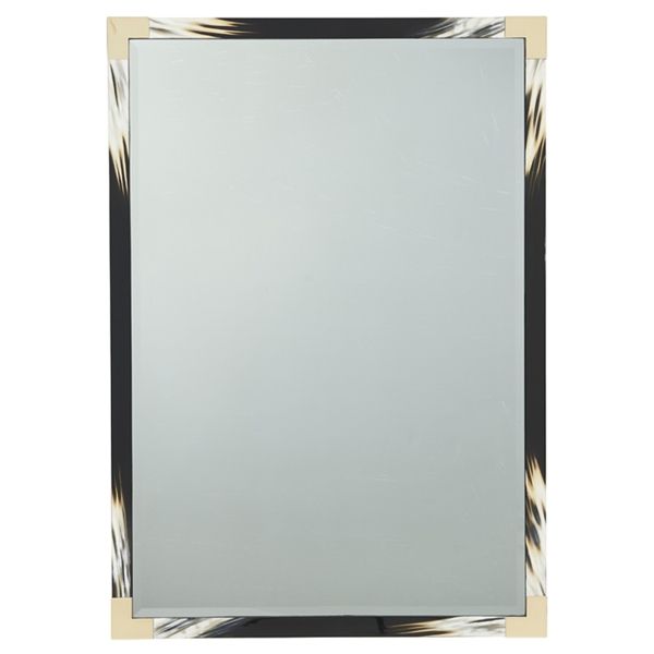 Hw Home Small Cutting Edge Mirror With Regard To Rounded Cut Edge Wall Mirrors (View 7 of 15)