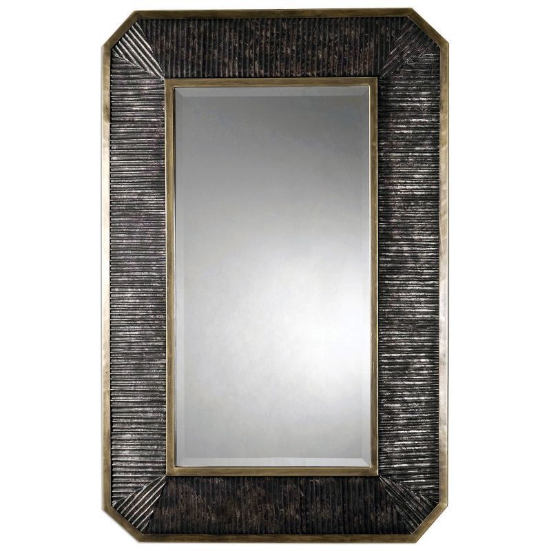 In Burnished Bronze Full Size | Bronze Mirror, Oval Wall Mirror, Black With Regard To Bronze Quatrefoil Wall Mirrors (View 5 of 15)