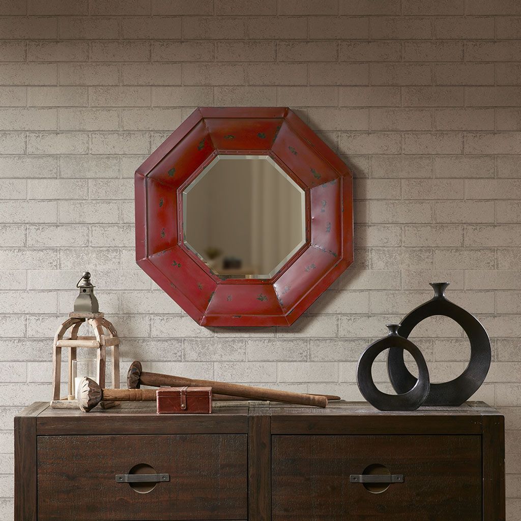 Ink+Ivy'S Warren Mirror Adds Some Character And Style To Your Home Intended For Iron Frame Handcrafted Wall Mirrors (View 6 of 15)