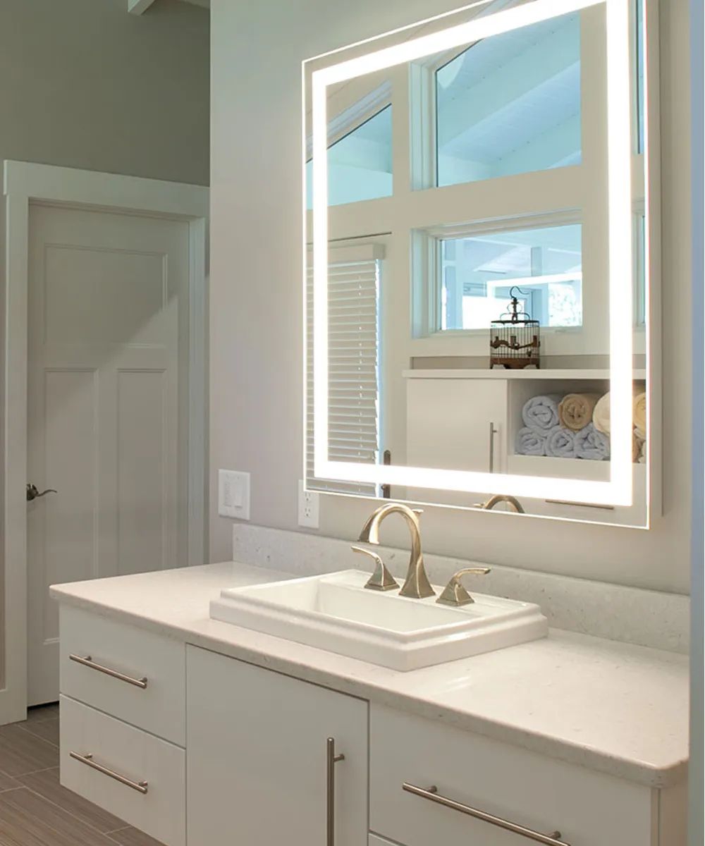 Integrity™ Led Lighted Bathroom Mirrorelectric Mirror® With Led Backlit Vanity Mirrors (View 12 of 15)