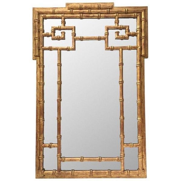 La Barge Asian Chinoiserie Gold Faux Bamboo Wall Mirror (107,805 Inr With Gold Bamboo Vanity Wall Mirrors (View 14 of 15)