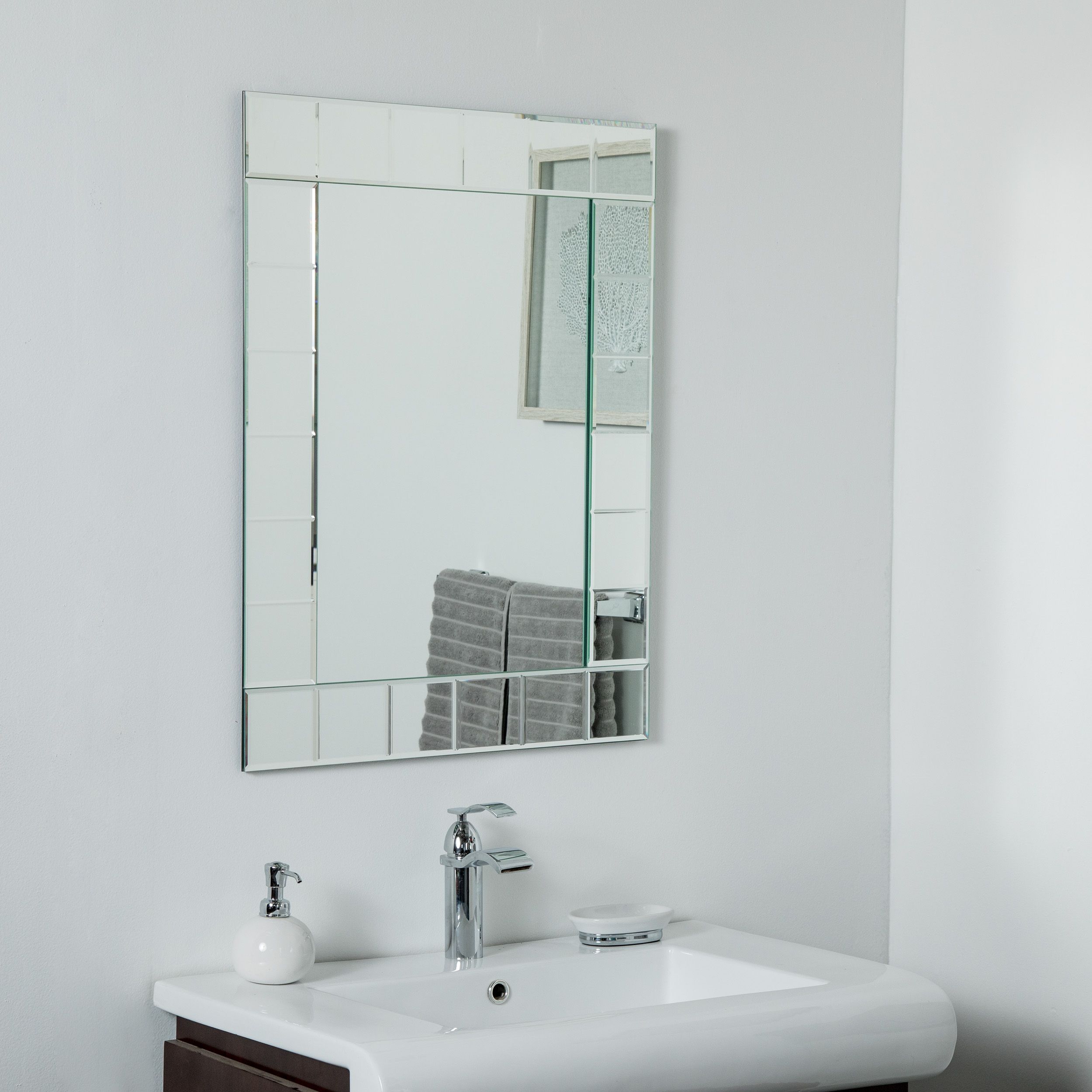 Lalo Large Frameless Mirror 31.5 X  (View 1 of 15)