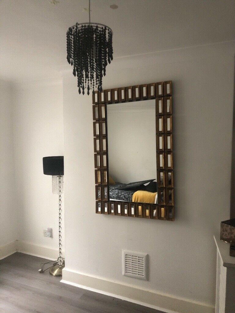 Large Bronze Feature Wall Mirror | In Acton, London | Gumtree In Bronze Wall Mirrors (View 15 of 15)