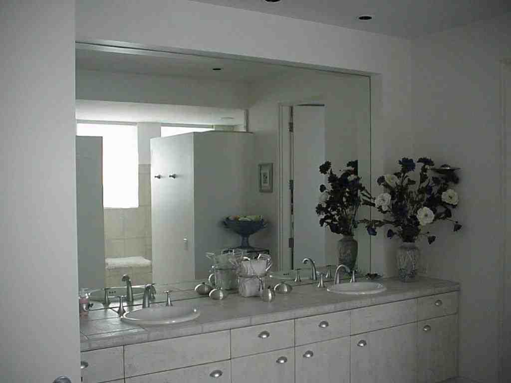 Large Frameless Bathroom Mirrors – Decor Ideas Inside Large Frameless Wall Mirrors (View 3 of 15)