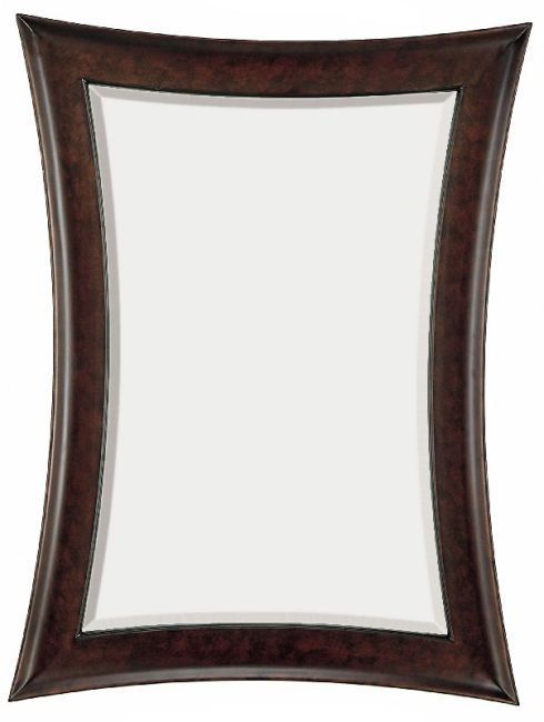 Large Mahogany Contemporary Mirror | Contemporary Mirror, Mirror With Mahogany Accent Wall Mirrors (View 8 of 15)