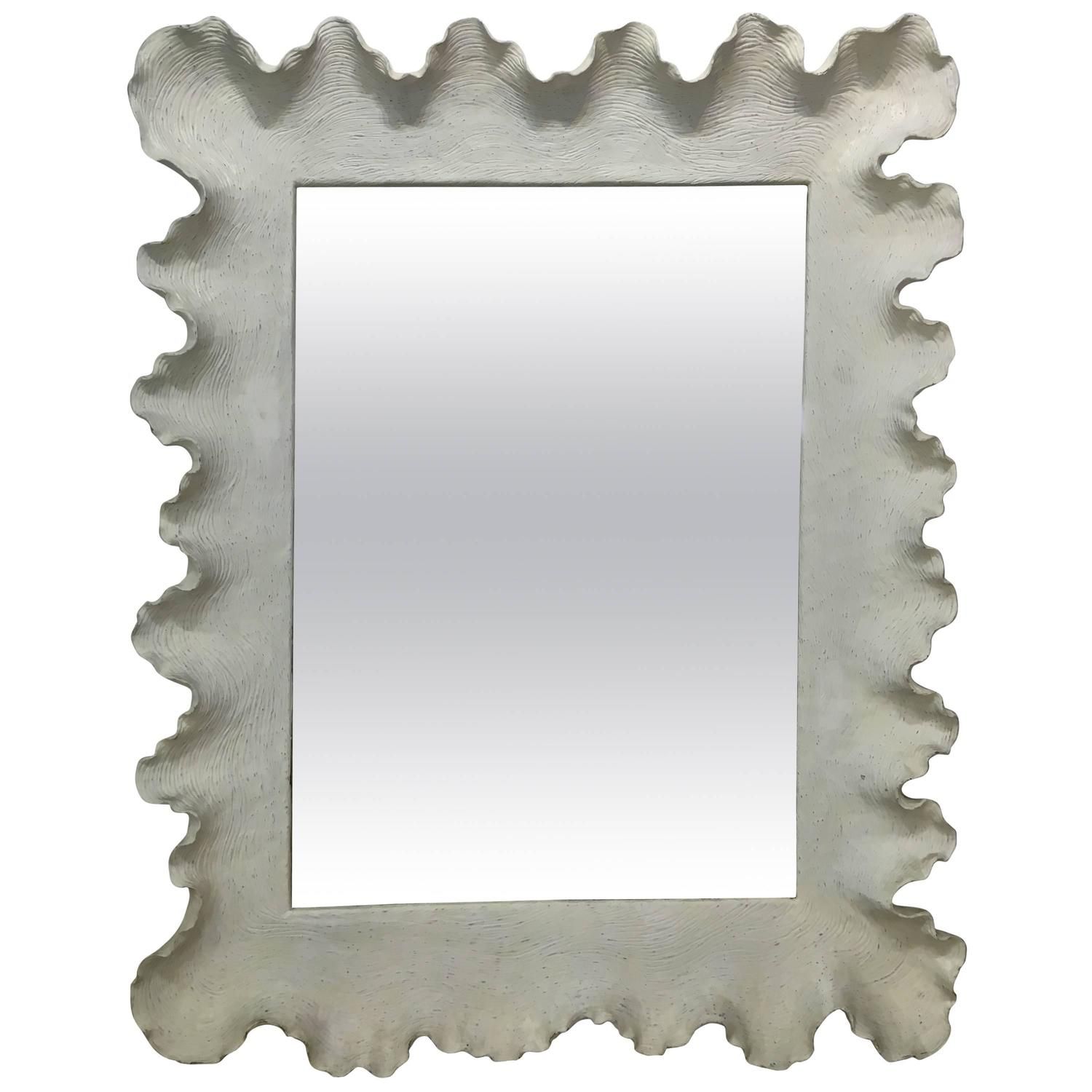 Large Scalloped Mirror At 1Stdibs For Scalloped Round Modern Oversized Wall Mirrors (View 7 of 15)