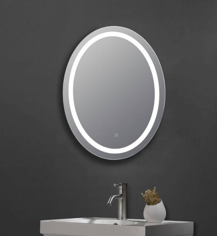 Led Mirror Oval Border Light – Otc Tiles & Bathroom With Edge Lit Oval Led Wall Mirrors (View 8 of 15)