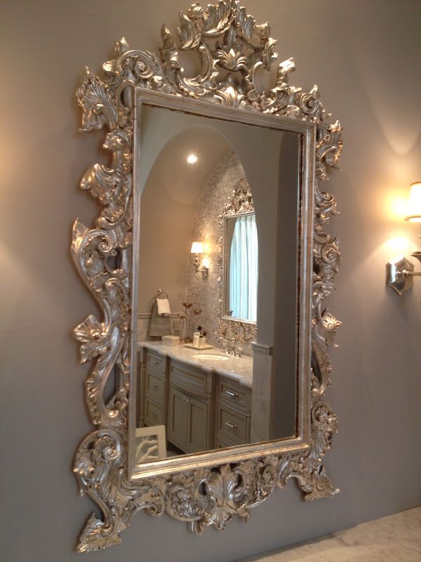 Linde Browning Design: Silver Leafed Mirrors With Regard To Aged Silver Vanity Mirrors (View 4 of 15)