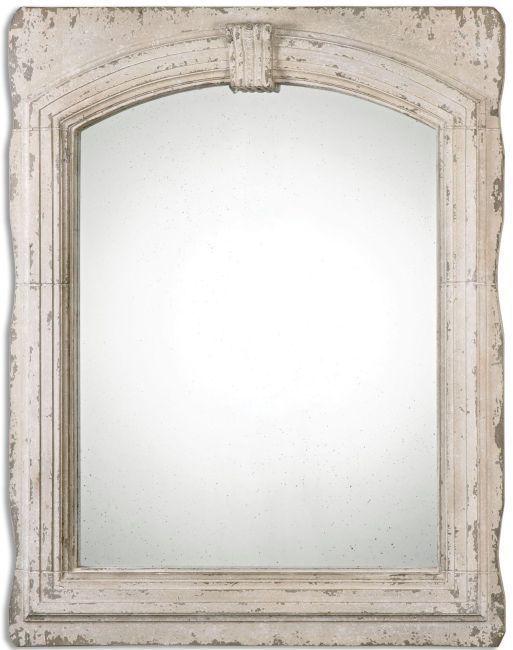 Livarno Aged Ivory Mirror 48"X60"X4" | Mirror, Uttermost Mirrors With Regard To Aged Silver Vanity Mirrors (View 2 of 15)