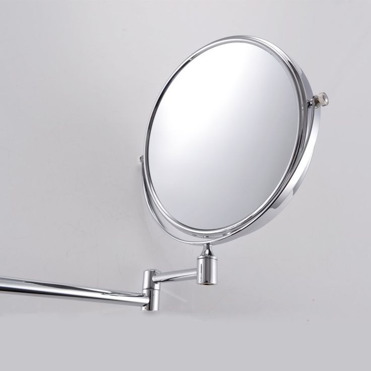 Magik 10X Magnification Twosided Swivel Wall Mount Mirror 8Inch For Polished Chrome Wall Mirrors (View 15 of 15)