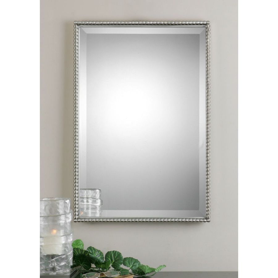 Master | Mirror Design Wall, Mirror Wall, Brushed Nickel Mirror Intended For Polished Nickel Rectangular Wall Mirrors (View 7 of 15)