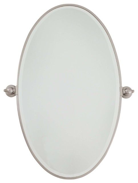 Minka Aire Minka Lavery Pivoting Mirror, Brushed Nickel – Wall Mirrors Within Oxidized Nickel Wall Mirrors (View 10 of 15)