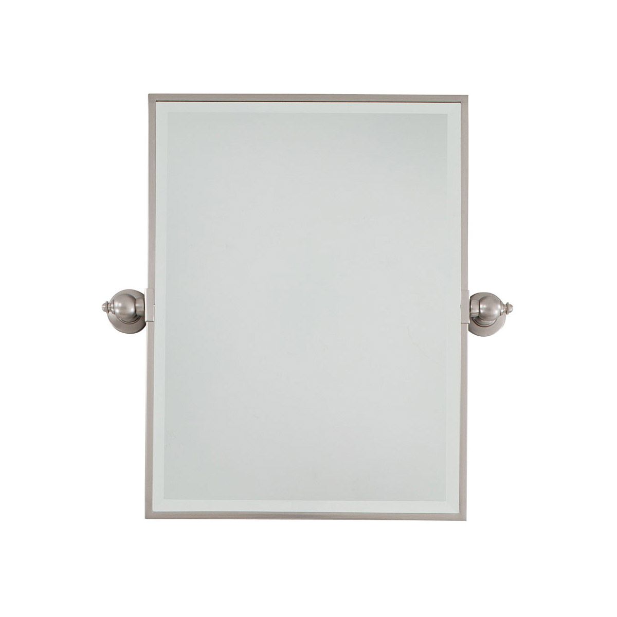 Minka Lavery 1440 84 Pivot Mirrors Wall Mirror Brushed Nickel | Ebay With Polished Nickel Rectangular Wall Mirrors (View 15 of 15)