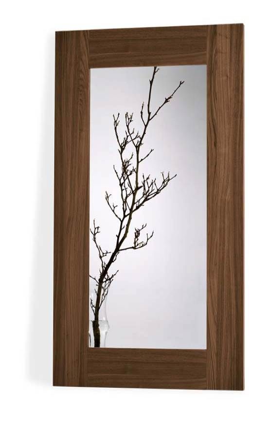 Mirror, Black Stained Oak Veneer. H78¾Xw45¾Xd (View 2 of 15)