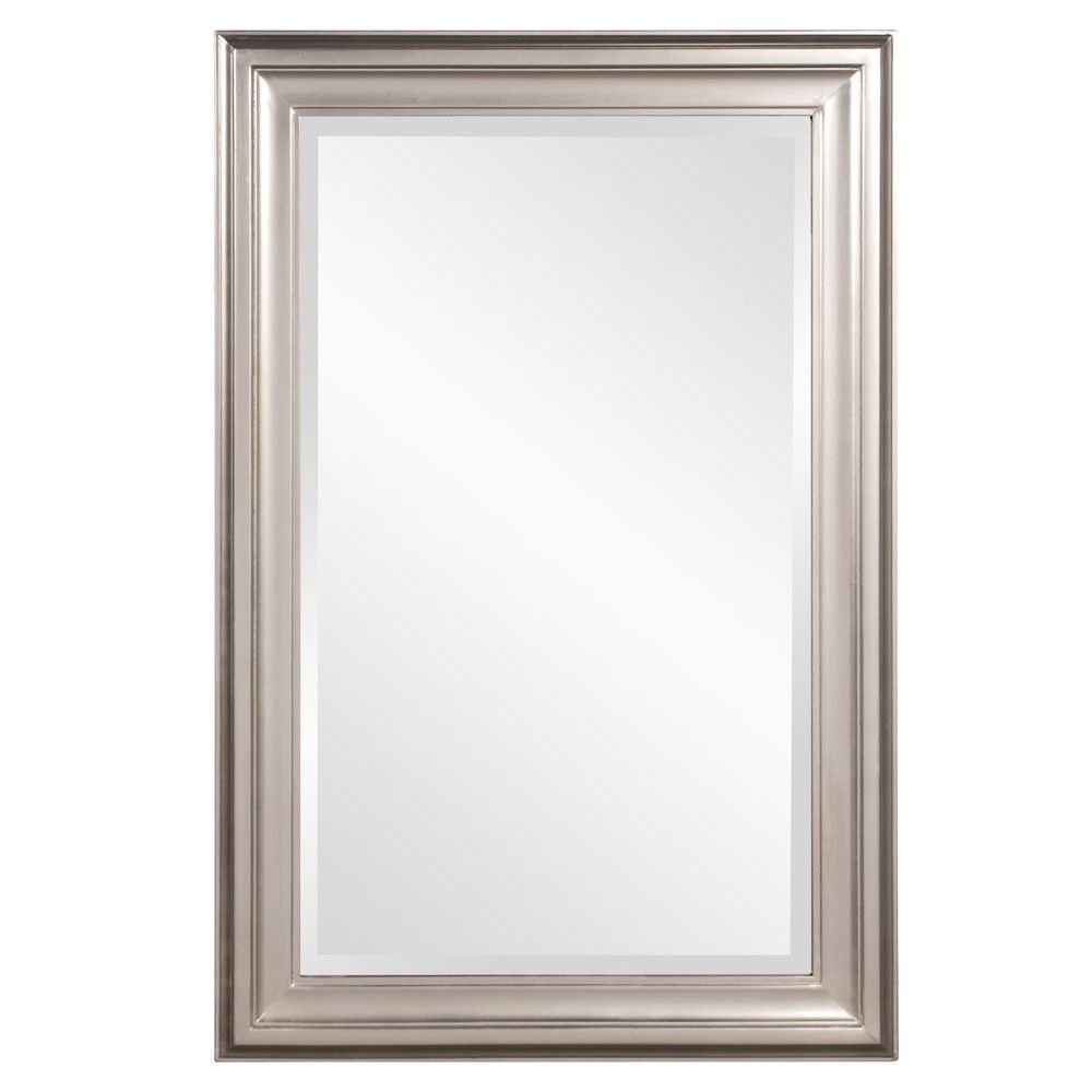 Mirror | Rectangular Mirror, Rectangle Mirror, Brushed Nickel Bathroom With Brushed Nickel Rectangular Wall Mirrors (View 2 of 15)