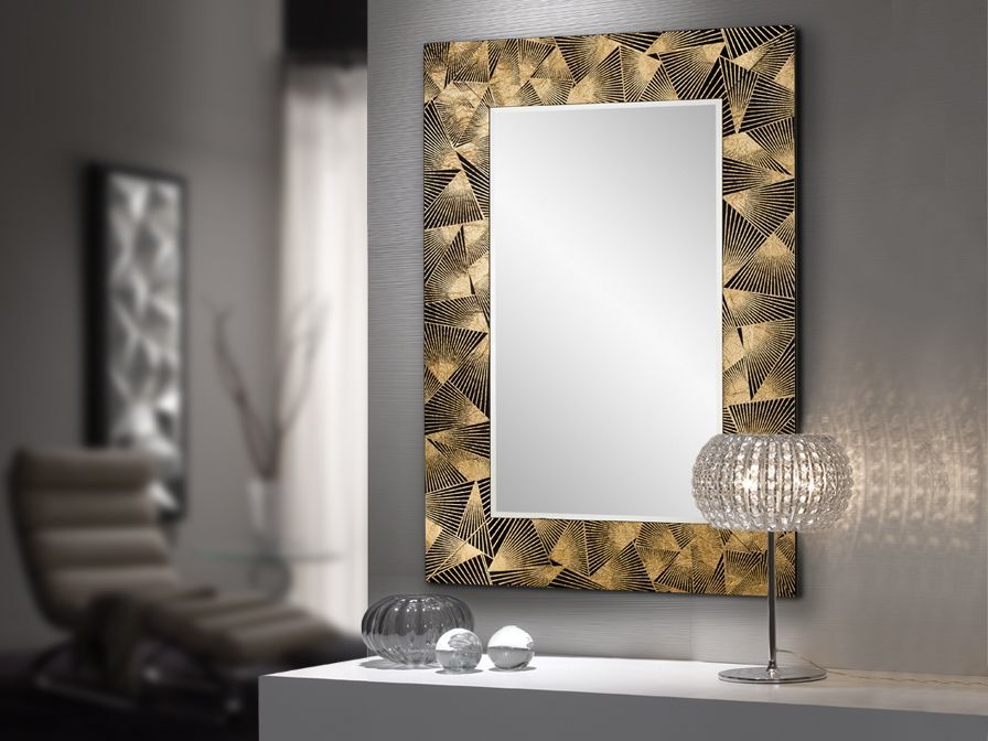 Mirror With Frame Formedinterweave Fretwork Rings, Silver Leaf And Inside Ring Shield Gold Leaf Wall Mirrors (View 4 of 15)