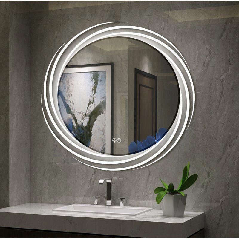 Monterey Back Lit Led Daylight Bathroom Mirror | Led Mirror Bathroom For Back Lit Freestanding Led Floor Mirrors (Photo 11 of 15)